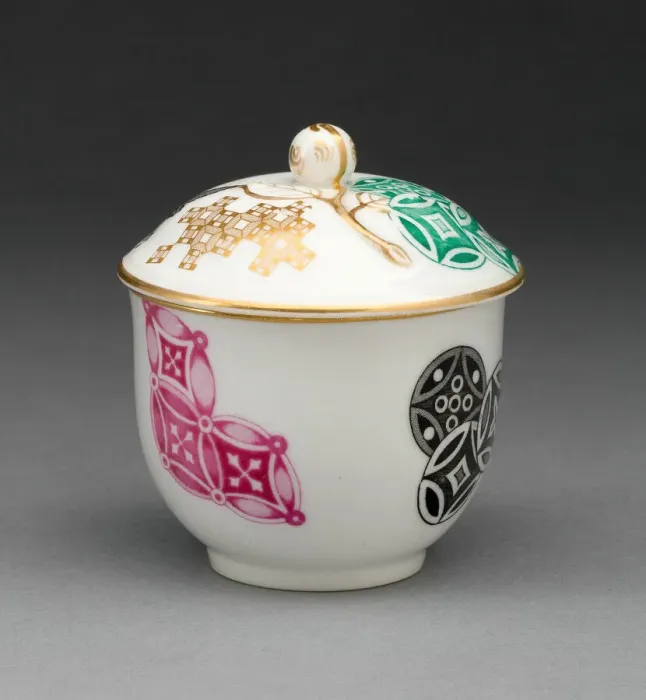 Framed Print : Covered Sugar Bowl, Worcester, 1876. Creator: Royal Worcester Framed Print : Covered Sugar Bowl, Worcester, 1876. Creator: Royal Worcester