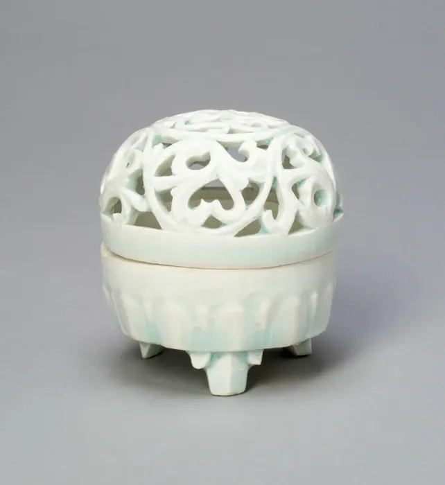 Framed Print : Covered Tripod Incense Burner (Censer) with Foliate Scrolls Framed Print : Covered Tripod Incense Burner (Censer) with Foliate Scrolls