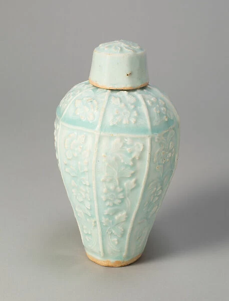 Covered Vase with Floral Scrolls, Song dynasty (960-1279). Creator: Unknown