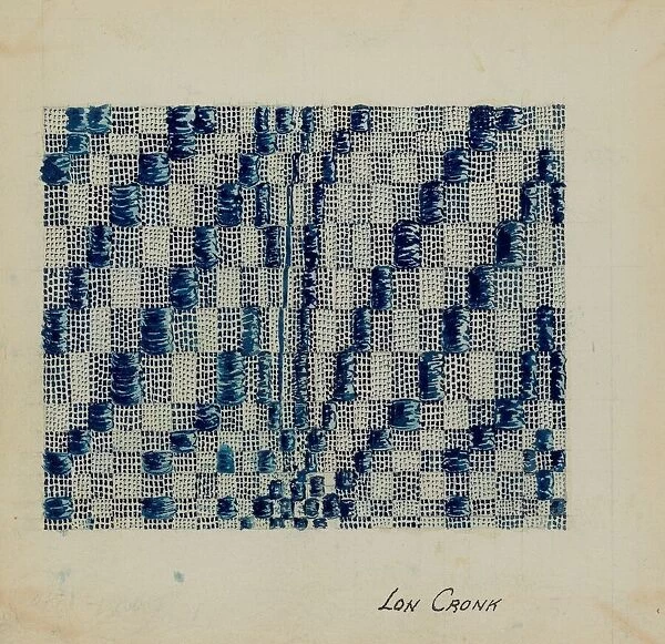 Coverlet, 1935  /  1942. Creator: Lon Cronk