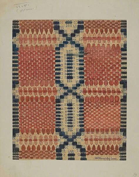 Coverlet, 1935 / 1942. Creator: Willoughby Ions
