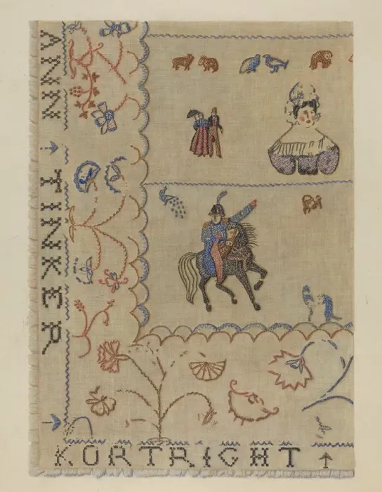 Framed Print : Coverlet, c. 1941. Creator: Regina Henderer