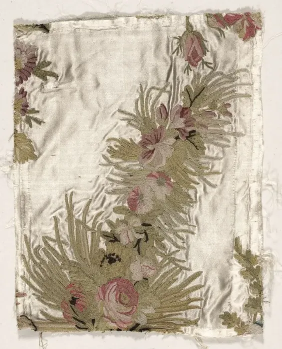 Framed Print : Coverlet Fragment, c. 1760-1770. Creator: Philippe de Lasalle (French, 1723-1805) Framed Print : Coverlet Fragment, c. 1760-1770. Creator: Philippe de Lasalle (French, 1723-1805)