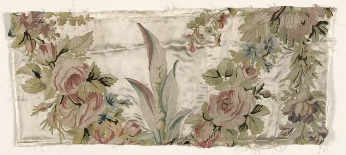 Framed Print : Coverlet Fragment, c. 1760-1770. Creator: Philippe de Lasalle (French, 1723-1805) Framed Print : Coverlet Fragment, c. 1760-1770. Creator: Philippe de Lasalle (French, 1723-1805)