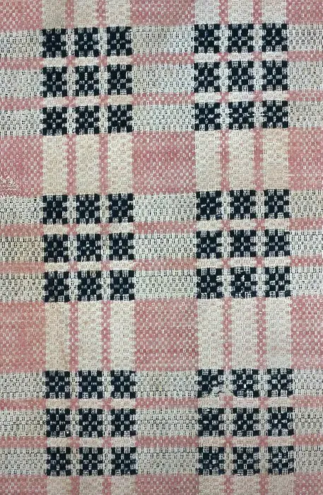 Framed Print : Coverlet (Fragment), United States, 1785. Creator: Unknown Framed Print : Coverlet (Fragment), United States, 1785. Creator: Unknown