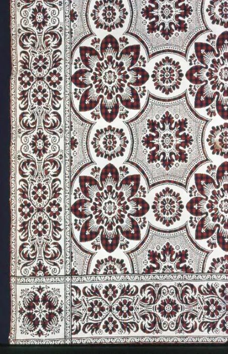 Framed Print : Coverlet, New York, 1840  /  50. Creator: Unknown