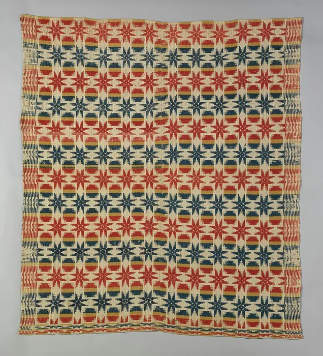 Framed Print : Coverlet, Pennsylvania, 1820 / 40. Creator: Unknown Framed Print : Coverlet, Pennsylvania, 1820 / 40. Creator: Unknown
