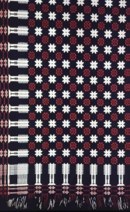 Framed Print : Coverlet, Pennsylvania, 1820. Creator: Rebexy Hamilton Framed Print : Coverlet, Pennsylvania, 1820. Creator: Rebexy Hamilton