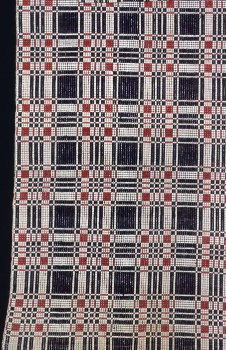 Framed Print : Coverlet, United States, 1820 / 24. Creator: Unknown Framed Print : Coverlet, United States, 1820 / 24. Creator: Unknown