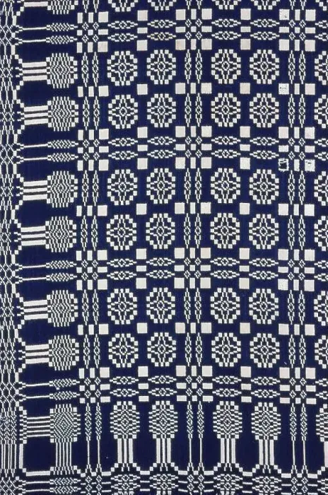 Framed Print : Coverlet, United States, 1820 / 25. Creator: Unknown Framed Print : Coverlet, United States, 1820 / 25. Creator: Unknown