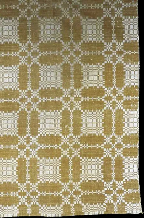 Framed Print : Coverlet, United States, 1820 / 25. Creator: Unknown Framed Print : Coverlet, United States, 1820 / 25. Creator: Unknown