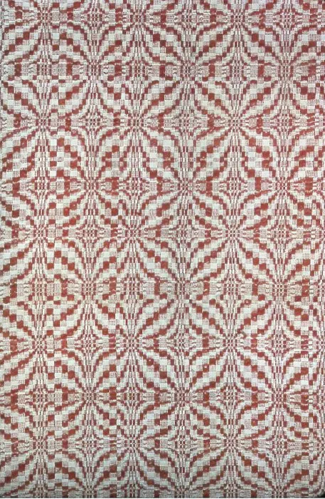 Framed Print : Coverlet, United States, 1820 / 30. Creator: Unknown Framed Print : Coverlet, United States, 1820 / 30. Creator: Unknown