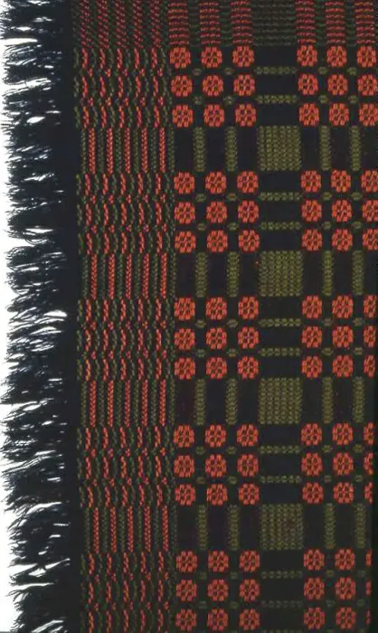 Framed Print : Coverlet, United States, 1820s / 30s. Creator: Unknown Framed Print : Coverlet, United States, 1820s / 30s. Creator: Unknown