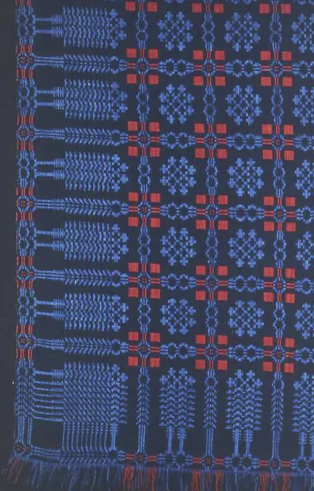 Framed Print : Coverlet, United States, 1830 / 40. Creator: Unknown Framed Print : Coverlet, United States, 1830 / 40. Creator: Unknown