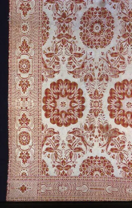 Framed Print : Coverlet, United States, 1841. Creator: Charlotte Purchase Thornton Framed Print : Coverlet, United States, 1841. Creator: Charlotte Purchase Thornton