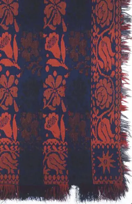 Framed Print : Coverlet, United States, 1850 / 1900. Creator: Unknown Framed Print : Coverlet, United States, 1850 / 1900. Creator: Unknown