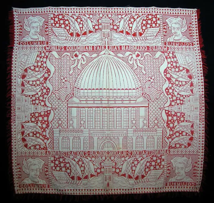Framed Print : Coverlet, United States, 1892 / 93. Creator: Unknown Framed Print : Coverlet, United States, 1892 / 93. Creator: Unknown