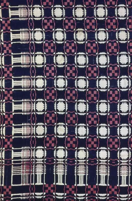 Framed Print : Coverlet, Virginia, c. 1825. Creator: Unknown Framed Print : Coverlet, Virginia, c. 1825. Creator: Unknown
