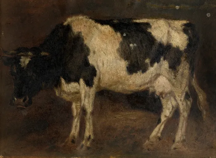 Framed Print : Cow, c1870s. Creator: Andre Plumot Framed Print : Cow, c1870s. Creator: Andre Plumot