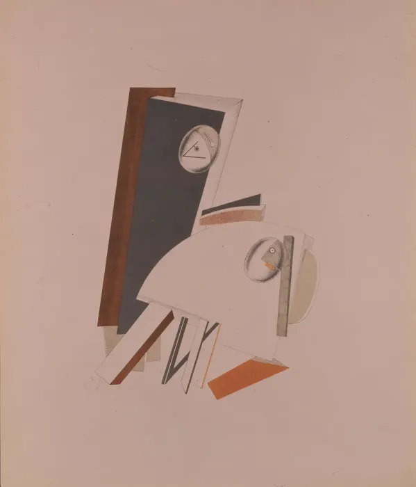 Framed Print : The cowards. Figurine for the opera Victory over the sun by A. Kruchenych, 1920-1921. Artist: Lissitzky, El (1890-1941) Framed Print : The cowards. Figurine for the opera Victory over the sun by A. Kruchenych, 1920-1921. Artist: Lissitzky, El (1890-1941)