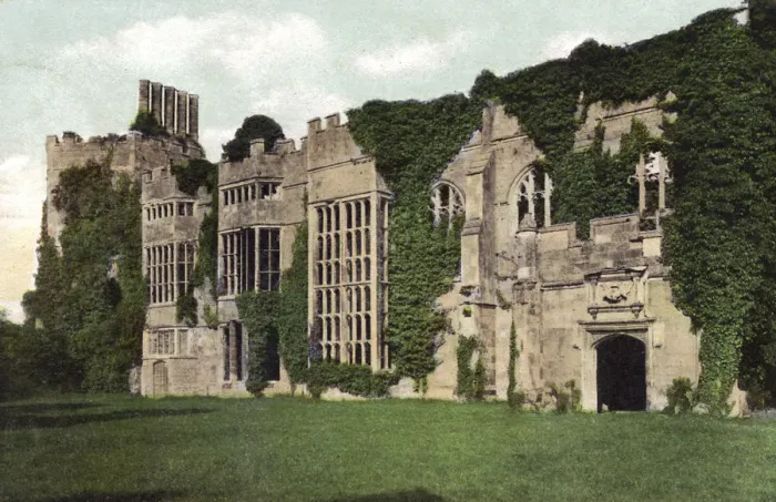Framed Print : Cowdray Castle, Midhurst, West Sussex, c1900s-1920s Framed Print : Cowdray Castle, Midhurst, West Sussex, c1900s-1920s