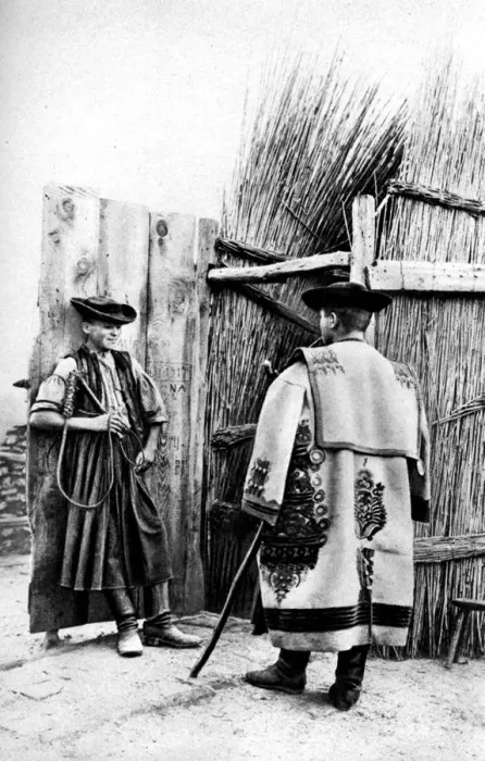 Framed Print : A cowherd king and his dwelling place, Hungary, 1922. Artist: AW Cutler Framed Print : A cowherd king and his dwelling place, Hungary, 1922. Artist: AW Cutler
