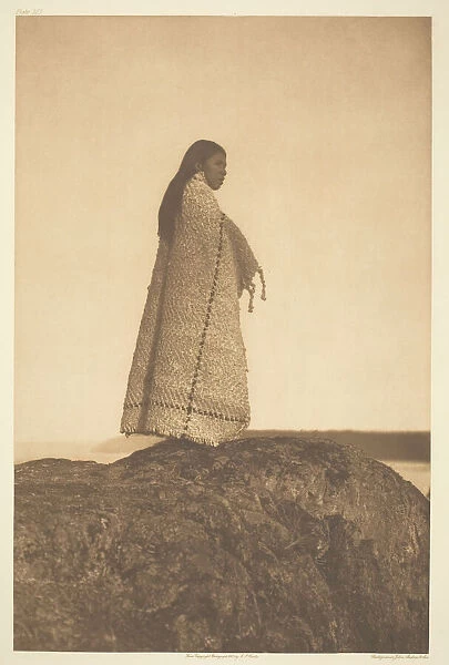 Cowichan Girl, 1912. Creator: Edward Sheriff Curtis