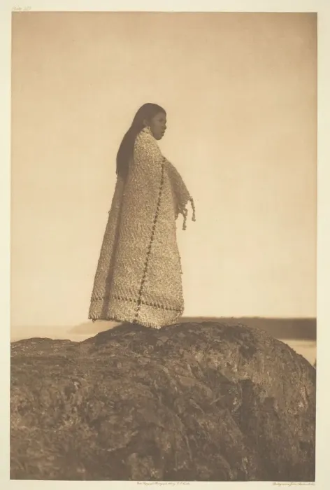 Framed Print : Cowichan Girl, 1912. Creator: Edward Sheriff Curtis Framed Print : Cowichan Girl, 1912. Creator: Edward Sheriff Curtis