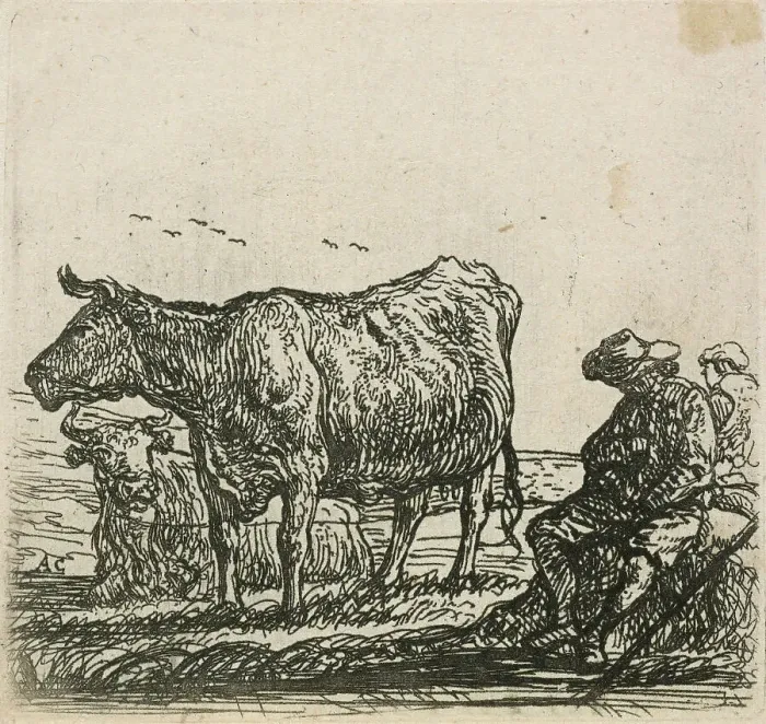 Framed Print : Cows, 1640-1665. Creator: Aelbert Cuyp Framed Print : Cows, 1640-1665. Creator: Aelbert Cuyp