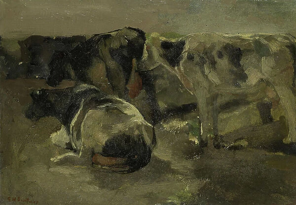 Four Cows, c.1880-c.1923. Creator: George Hendrik Breitner