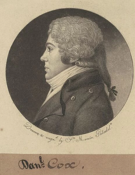 Cox, 1798. Creator: Charles Balthazar Julien Fevret de Saint-Memin