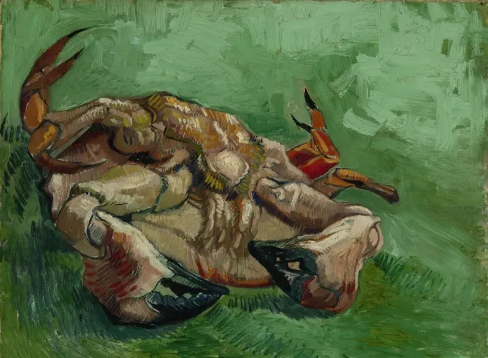 Framed Print : A crab, lying on his back, 1889. Artist: Gogh, Vincent, van (1853-1890) Framed Print : A crab, lying on his back, 1889. Artist: Gogh, Vincent, van (1853-1890)