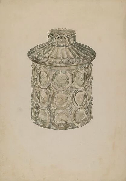 Cracker Jar, c. 1940. Creator: Henry Moran