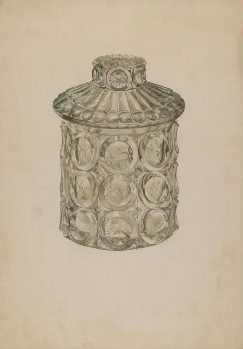 Framed Print : Cracker Jar, c. 1940. Creator: Henry Moran Framed Print : Cracker Jar, c. 1940. Creator: Henry Moran