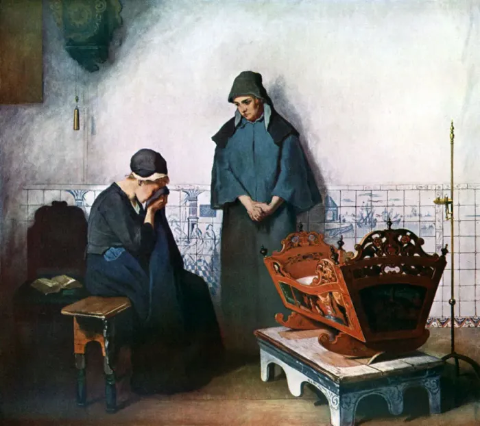 Framed Print : The Empty Cradle, 1911-1912 Framed Print : The Empty Cradle, 1911-1912