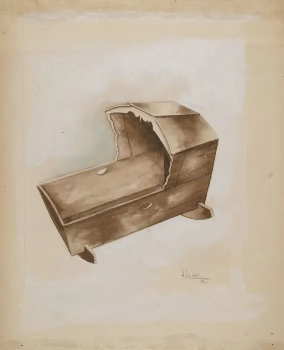 Framed Print : Cradle, 1935 / 1942. Creator: Joseph Sudek Framed Print : Cradle, 1935 / 1942. Creator: Joseph Sudek