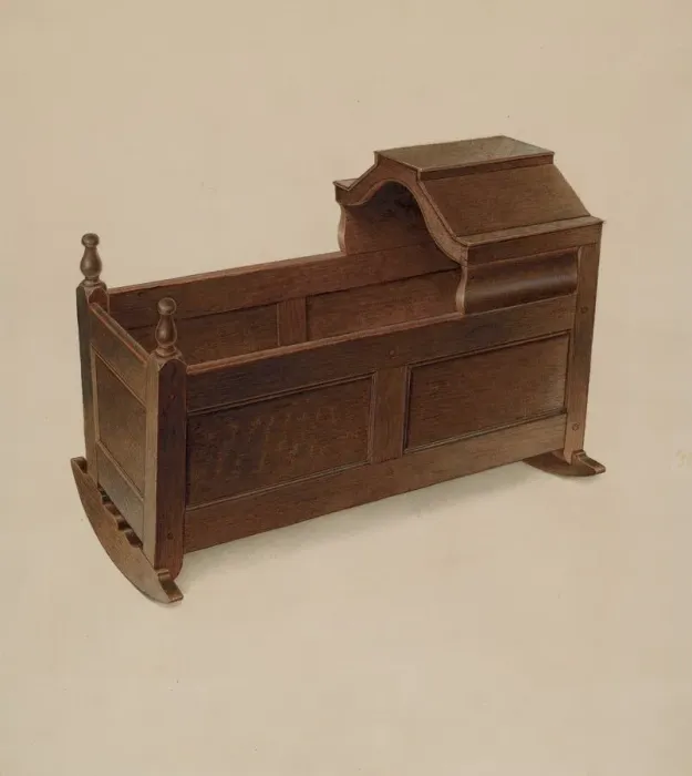 Framed Print : Cradle, c. 1936. Creator: Alfred H. Smith Framed Print : Cradle, c. 1936. Creator: Alfred H. Smith