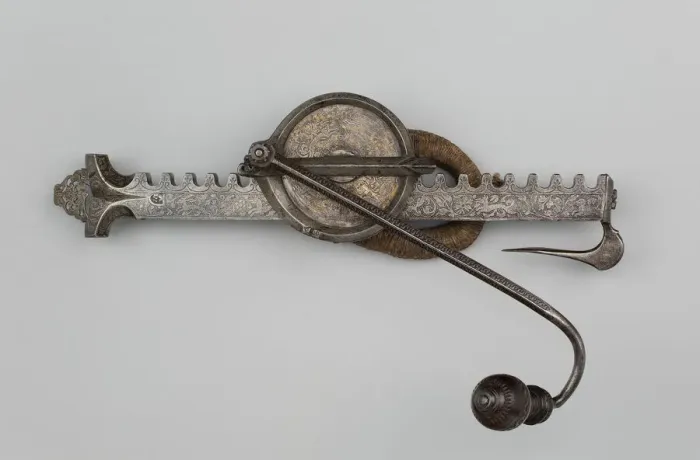 Framed Print : Cranequin ( Winder ) for a Crossbow, Nuremberg, 1570 / 1600. Creator: Unknown Framed Print : Cranequin ( Winder ) for a Crossbow, Nuremberg, 1570 / 1600. Creator: Unknown