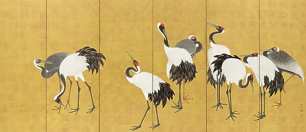 Cranes (image 2 of 20), An'ei period (1772-1780). Creator: Maruyama Okyo