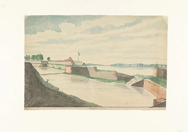 Cranganore Fort at Cochin, 1785. Creator: Jan Brandes