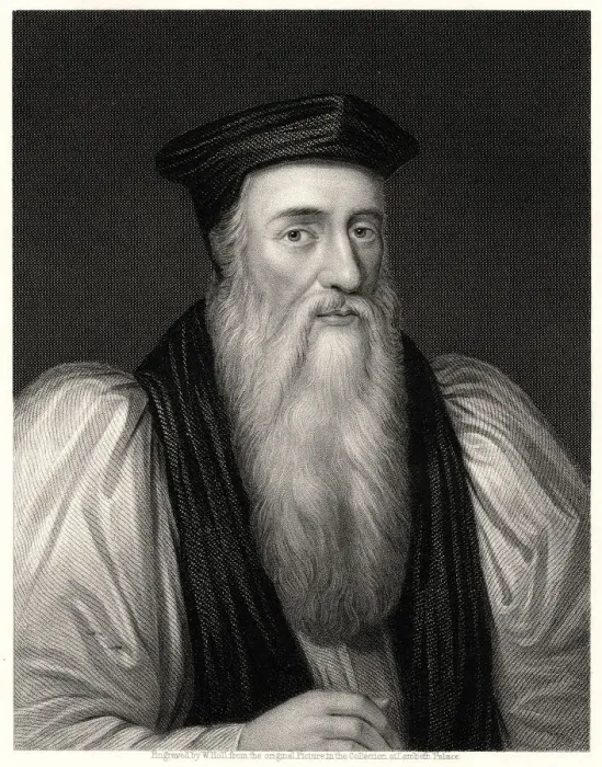 Framed Print : Cranmer, 19th century. Artist: William Holl Framed Print : Cranmer, 19th century. Artist: William Holl