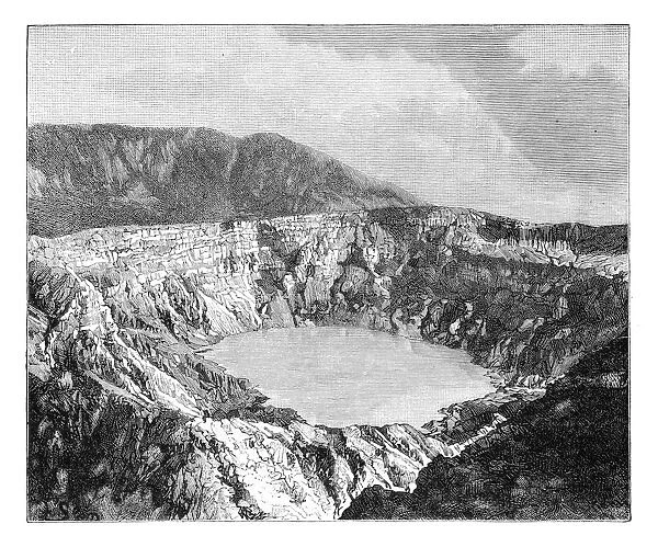 One of the Three Craters of Poas, c1890