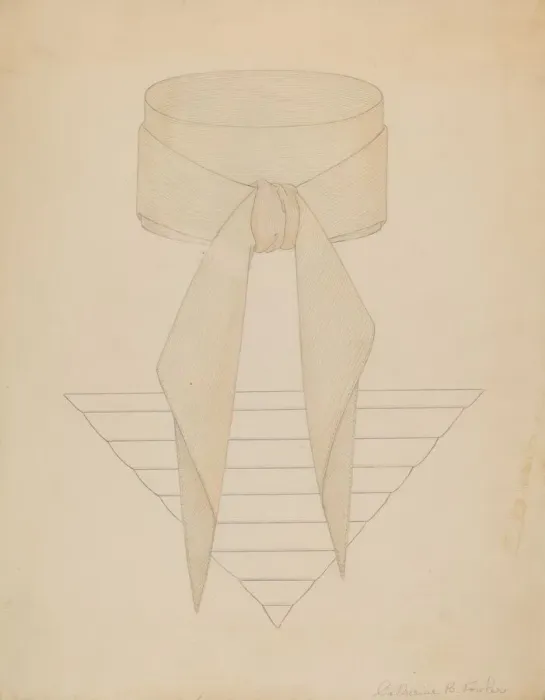 Framed Print : Cravat, c. 1937. Creator: Catherine Fowler Framed Print : Cravat, c. 1937. Creator: Catherine Fowler
