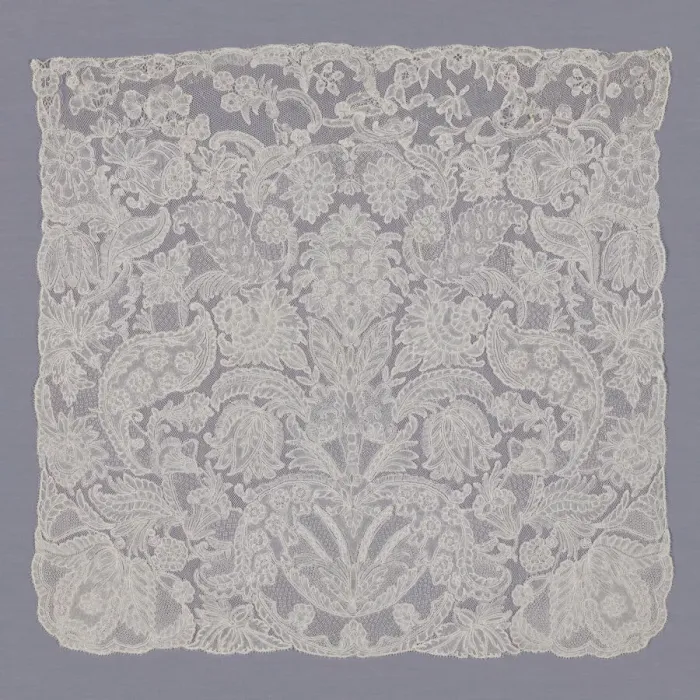 Framed Print : Cravat End, Flanders, 1730s / 40s. Creator: Unknown Framed Print : Cravat End, Flanders, 1730s / 40s. Creator: Unknown