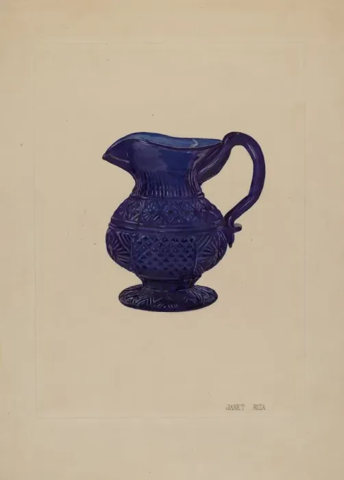 Framed Print : Cream Pitcher, 1935 / 1942. Creator: Janet Riza Framed Print : Cream Pitcher, 1935 / 1942. Creator: Janet Riza