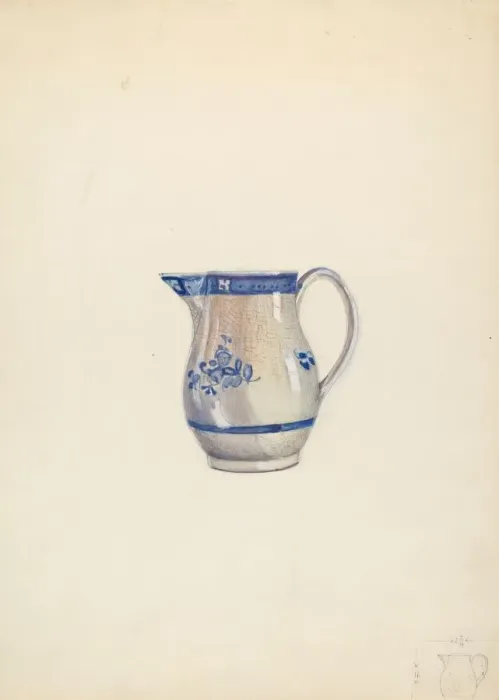 Framed Print : Cream Pitcher, c. 1936. Creator: Ella Josephine Sterling Framed Print : Cream Pitcher, c. 1936. Creator: Ella Josephine Sterling