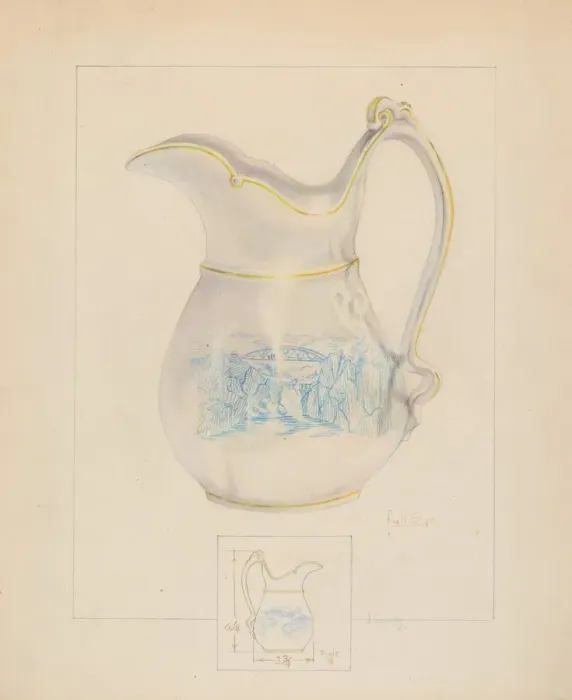 Framed Print : Cream Pitcher, c. 1936. Creator: Joseph Sudek Framed Print : Cream Pitcher, c. 1936. Creator: Joseph Sudek