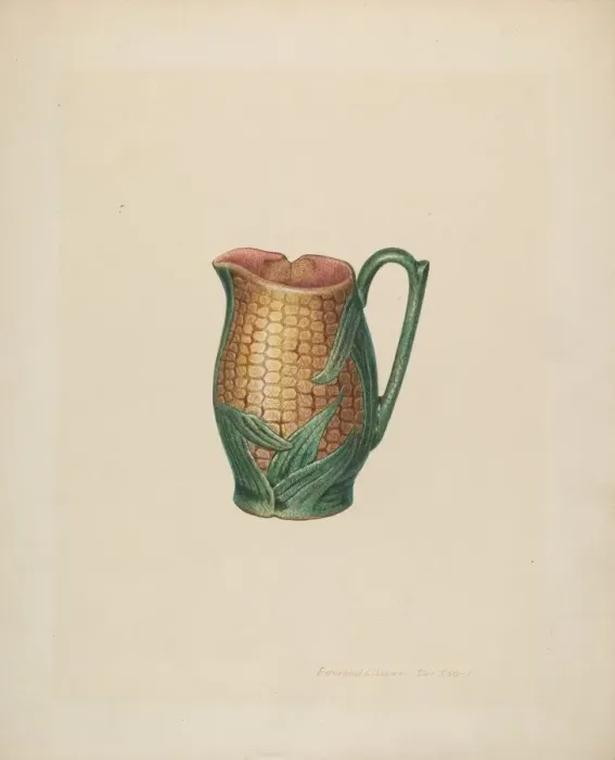 Framed Print : Cream Pitcher, c. 1940. Creator: Edward L Loper Framed Print : Cream Pitcher, c. 1940. Creator: Edward L Loper