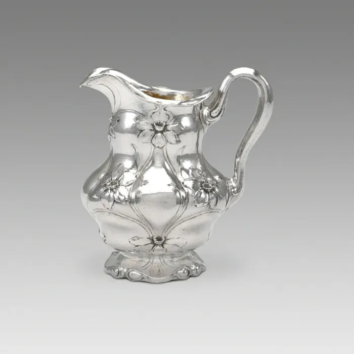 Framed Print : Cream Pot (part of a set), 1900. Creator: Gorham Manufacturing Company Framed Print : Cream Pot (part of a set), 1900. Creator: Gorham Manufacturing Company