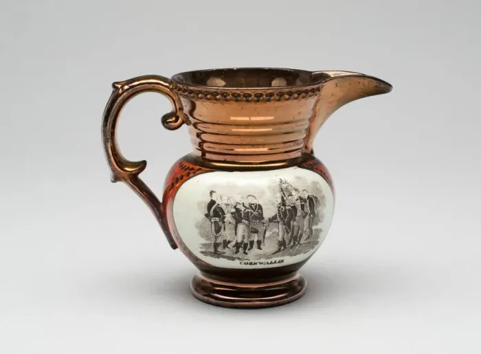 Framed Print : Creamer, 1825 / 30. Creator: Unknown Framed Print : Creamer, 1825 / 30. Creator: Unknown